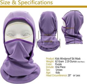 img 3 attached to Balaclava Windproof Fleece Warmer Weather Outdoor Recreation
