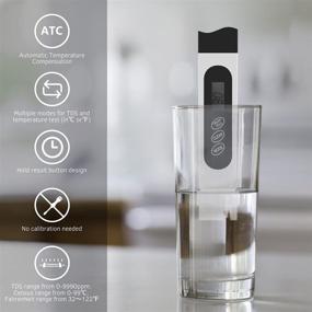 img 1 attached to Sonkir Soil pH Meter: 3-in-1 Tester for Soil Moisture, Light, and pH Levels. Includes TDS Meter & Temperature Sensor for Liquid and Soil Testing