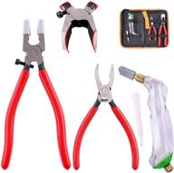 🎨 hilitchi 3-pcs premium glass cutting set: running breaking pliers and pistol grip cutter - ideal tools for stained glass, mosaics, and fusing work logo