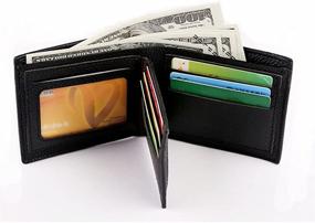 img 2 attached to DOFE Genuine Leather Wallets for Japanese Teenagers - Men's Stylish Accessories