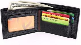 img 1 attached to DOFE Genuine Leather Wallets for Japanese Teenagers - Men's Stylish Accessories