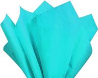 allgala turquoise tissue paper - premium 100-sheet 20x26 inch gift wrapping & craft crepe paper, gp51012 logo