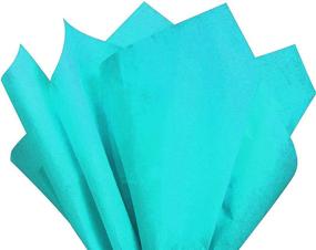 img 1 attached to Allgala Turquoise Tissue Paper - Premium 100-Sheet 20x26 Inch Gift Wrapping & Craft Crepe Paper, GP51012