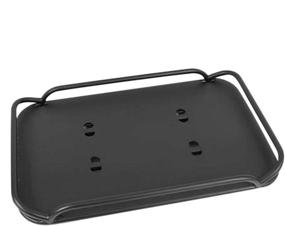 img 3 attached to Rampage Products 86623 Fold-Up Rear Storage Rack, Interior Mount, for 2007-2018 Jeep Wrangler JK 4-Door Unlimited, Black Powder Coat