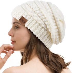 img 4 attached to REDESS Slouchy Beanie Winter Oversized Outdoor Recreation in Climbing