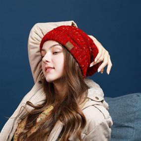 img 1 attached to REDESS Slouchy Beanie Winter Oversized Outdoor Recreation in Climbing