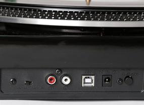 img 1 attached to 🎵 TechPlay TCP4530 Analog Turntable: Phono Pre-Amplifier, Auto-Return, PC Link & AT3600L Cartridge in Piano Black