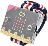 👾 elecfreaks microbit smart coding kit: руководство по сборке программируемых часов для детей - в комплекте есть расширительная плата для ношения microbit логотип