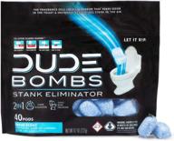 💣 bombs fresh scent deodorizing toilet freshener pods - pack of 40 logo