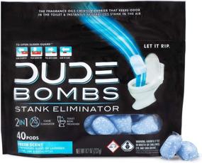 img 4 attached to 💣 BOMBS Fresh Scent Deodorizing Toilet Freshener Pods - Pack of 40