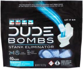 img 3 attached to 💣 BOMBS Fresh Scent Deodorizing Toilet Freshener Pods - Pack of 40