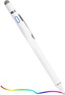 rechargeable kengdudu digital stylus pens for touch screens - fine point 1.5mm active smart pencil, stylish and compatible with ipad, iphone, tablets (milky white) logo