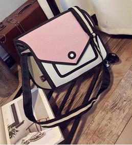 img 3 attached to Genius_Baby Drawing Shoulder Messenger Handbags Women's Handbags & Wallets for Shoulder Bags