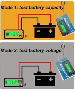 img 2 attached to 🔋 UTIPOWER 12V ЖК-монитор емкости батареи Indication Meter - Многофункциональное устройство для транспортных средств с свинцово-кислотной батареей, зеленое