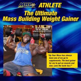 img 2 attached to 🏋️ MHP UYM XXXL 1350 Mass Gainer: Superior Muscle Mass Gains, 50g Protein, High Calories, 11g BCAAs, French Vanilla Creme - 16 Servings