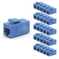 💙 25-pack vce keystone coupler in blue: efficient connectivity solution логотип