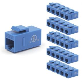 img 4 attached to 💙 25-Pack VCE Keystone Coupler in Blue: Efficient Connectivity Solution