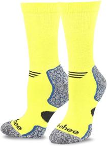 img 2 attached to 🧦 Viscose from Bamboo TeeHee Diabetic Cushion Crew Socks for Women and Men - Multipack