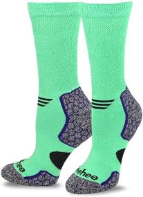 img 1 attached to 🧦 Viscose from Bamboo TeeHee Diabetic Cushion Crew Socks for Women and Men - Multipack