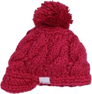 🧣 stylish chaos miria visor beanie with pom for enhanced seo logo