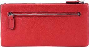 img 1 attached to FUNTOR Genuine Leather Blocking Wallets: Stylish Handbags & Wallets for Women