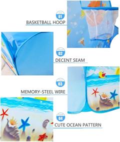 img 3 attached to 🏀 Portable Toddlers Dressbar Basketball: The Ultimate Game-Changing Children's Attire