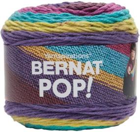 img 3 attached to 🧶 Bernat Pop! Yarn, 6-Pack (Paisley Pop): Vibrant Colors and Superior Quality for All Your Crafting Needs