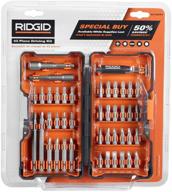 💼 enhanced ridgid 43 pc driving bit kit set with durable hard case - ac10d43 logo