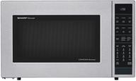 🔥 sharp smc1585bs stainless steel microwave with convection cooking – 1.5 cu. ft. powerful oven логотип