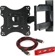 📺 full motion articulating swivel tv wall mount bracket for 32-52 inch tvs by mount factory logo