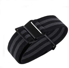 img 4 attached to 🎒 OntheLevel French Troops Parachute Bag: Premium Nylon Elastic Belt Watchband in 18mm, 20mm, and 22mm Watch Strap Sizes