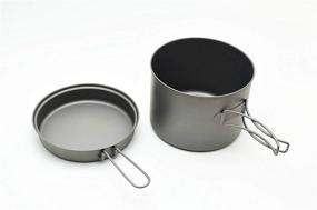 img 2 attached to 🍳 TOAKS Titanium 1600ml Pot with Pan: Efficient Camping Cookware Essential