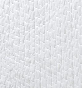 img 1 attached to King Size White Quilted Bed Skirt Dust Ruffle Matelasse with 16-Inch Drop - Tailored Design