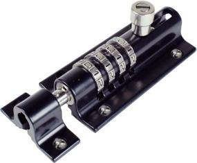 img 4 attached to Secure Your Space with Combi-Bolt CB2000-BLACK, 1PK, Black - Strong and Stylish Locking Solution