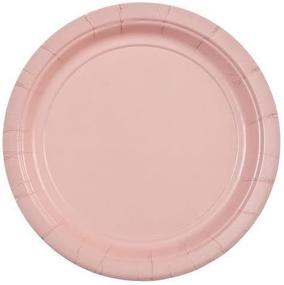 img 2 attached to 24-Count Pink 7-Inch Paper Plate by Party Dimensions