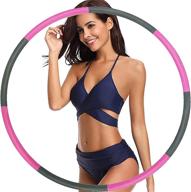 🏋️ raoccuy exercise hoop for adults jump rope - weighted fitness hoop, 8-section detachable design - professional exercise hoop for weight loss and core workout logo