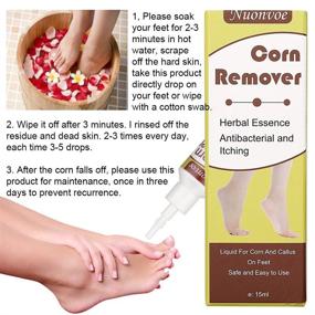 img 1 attached to 🌽 Corn Remover Liquid for Foot Corns and Calluses - 15ml