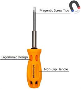 img 2 attached to 🔧 7-в-1 Многофункциональный магнитный набор отверток - сменные насадки, профессиональный инструмент для ремонта в домашних условиях