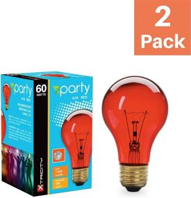 img 3 attached to 💡 A19 Red Incandescent Light Bulb, 60W, E26 Medium Base, 130V, 2-Pack