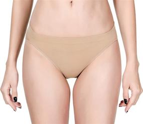 img 3 attached to 🩲 Seamless Beige Pro Dance Ballet Briefs for Women and Girls | MOLLDAN Gymnastics Underpants Dancer Bottoms Ballerina Underwear