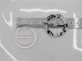 img 2 attached to SaPeal Plastic Round Elegant Tee Shirt Clips & Silk Scarf Clips: 16 Pieces, 8 Colors