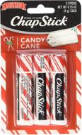 chapstick limited edition candy cane pack of 3: festive lip care for the holiday season logo