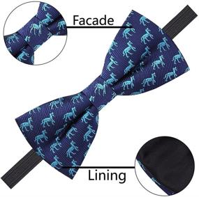 img 2 attached to 👔 Adorable AUSKY Adjustable Pre Tied Bow Ties for Stylish Toddler Boys - Various Accessory Options!