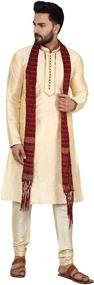 img 4 attached to 👘 SKAVIJ Ethnic Pajama Festivals Men's Clothing: Comfy & Stylish Sleep/Lounge Attire