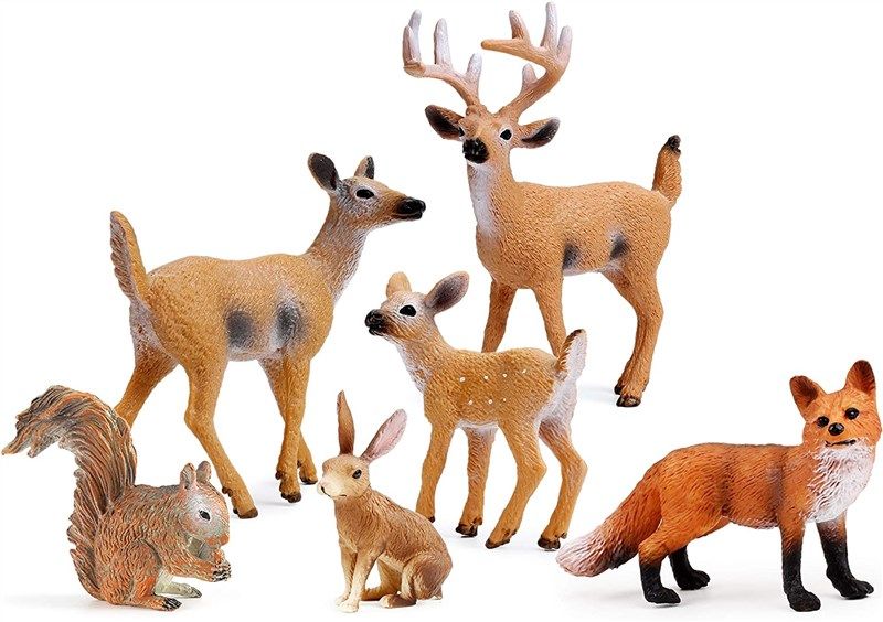 uandme woodland creatures figurines miniature action figures & statues 로고