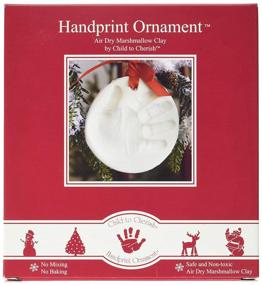 img 2 attached to 👶 Cherish-It First Christmas Ornament Kit: Marshmallow Clay Baby Handprint or Footprint