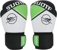 🥊 suotf punching bag gloves for women and men - boxing gloves for muay thai, mma training, and adults логотип