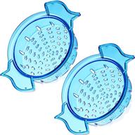 blue food colander and mess-free tuna can 🥘 strainer for beans, vegetables, fruit - set of 2 logo