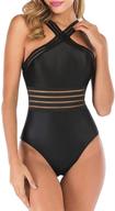 avodova swimwear crossover swimsuits monokinis women's clothing logo