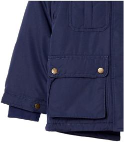 img 1 attached to Carters Heavyweight Advernture Parka Camel Boys' Clothing in Jackets & Coats